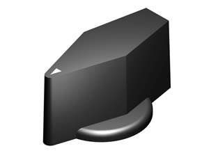 SM021 Knob Single Pointed