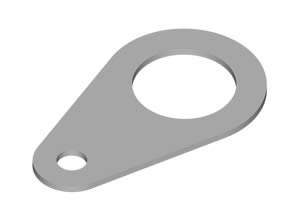 SM083 Earth Tag Banana Hole 6mm