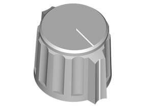 SM149 Knob Collet Type Winged 36mm
