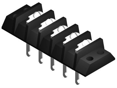 SM353 Terminal Block 10 A "L" Type 5 way