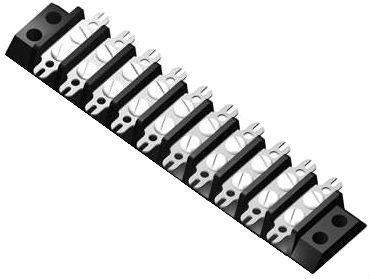 SM398 Terminal Block Double Solder Fork Type 10A 10 Way