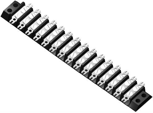 SM403 Terminal Block Double Solder Fork Type 10A 15 Way