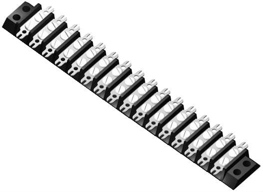 SM404 Terminal Block Double Solder Fork Type 10A 16 Way