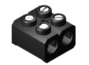 SM497 Terminal Strip 6A Bakelite 2 Way