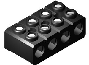 SM499 Terminal Strip 6A Bakelite 4 Way